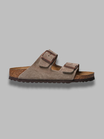 BIRKENSTOCK arizona sfb taupe, suede leather - calz. s da uomo