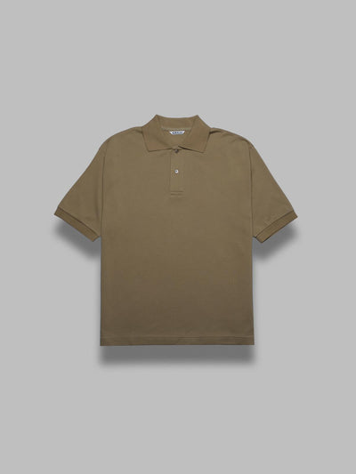 AURALEE pima cotton heavy pique polo da uomo