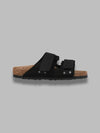BIRKENSTOCK uji black, suede leather/nubuck - calz. s da uomo