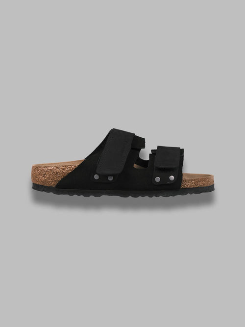 BIRKENSTOCK uji black, suede leather/nubuck - calz. s da uomo