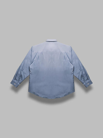AURALEE washed finx twill big shirt da uomo
