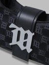 MISBHV nylon monogram small shoulder bag da donna