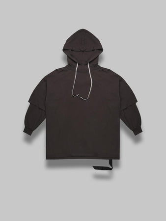 RICK OWENS DRKSHDW tommy hustler hoodie da uomo
