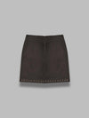 GIMAGUAS eyelets midi skirt da donna