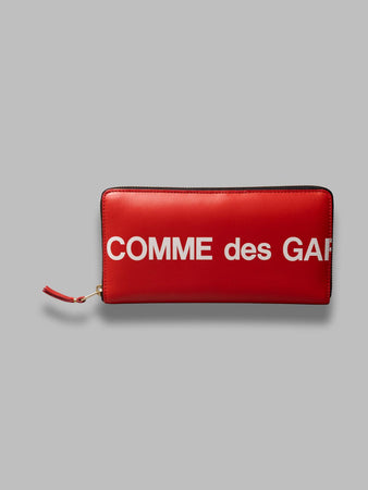 COMME DES GARCONS WALLET huge logo wallet da uomo
