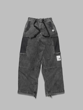 MAISON MIHARA YASUHIRO cotton satin cargo trousers da uomo