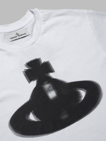 Vivienne Westwood halftone orb classic t-shirt - white da donna