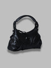 MARINE SERRE moonogram embossed leather futura mini da donna