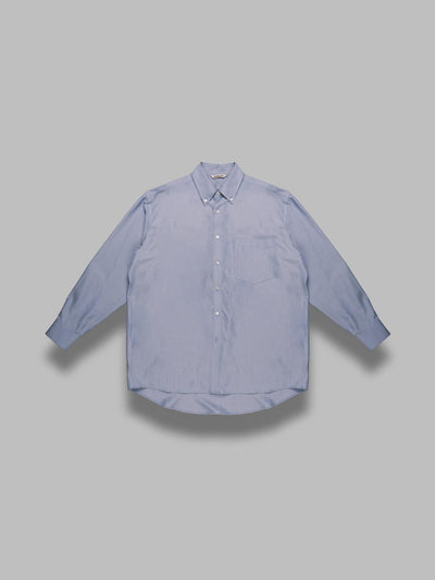 AURALEE silk broad button down shirt da uomo