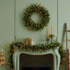 Festone natalizio Madison con 200 led ghirlanda in PE effetto Real Touch 270 cm