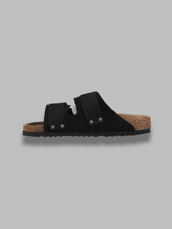BIRKENSTOCK uji black, suede leather/nubuck - calz. s da uomo