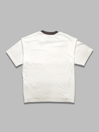 MAISON MIHARA YASUHIRO smily face printed distressed tee da uomo