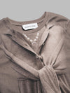 MARINE SERRE trompe l'oeil jersey ls t-shirt da donna