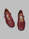 MIISTA yeida dark red baillerinas da donna
