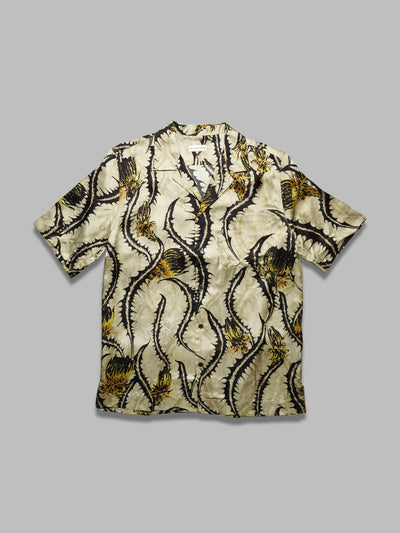 DRIES VAN NOTEN boxy viscose shirt da uomo