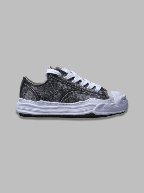 MAISON MIHARA YASUHIRO hank original sole brushed shrink leater low-top sneaker da uomo