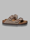 BIRKENSTOCK arizona sfb taupe, suede leather - calz. s da uomo