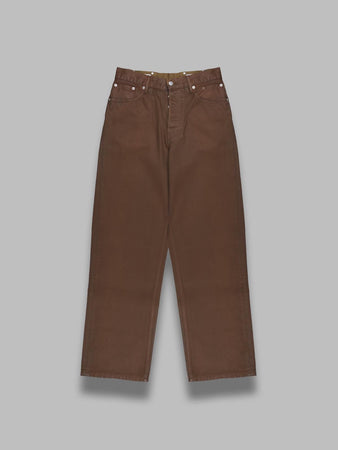 DRIES VAN NOTEN pine denim 2383 m.w. pants da uomo