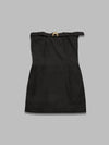 MARINE SERRE virgin wool twill mini dress da donna