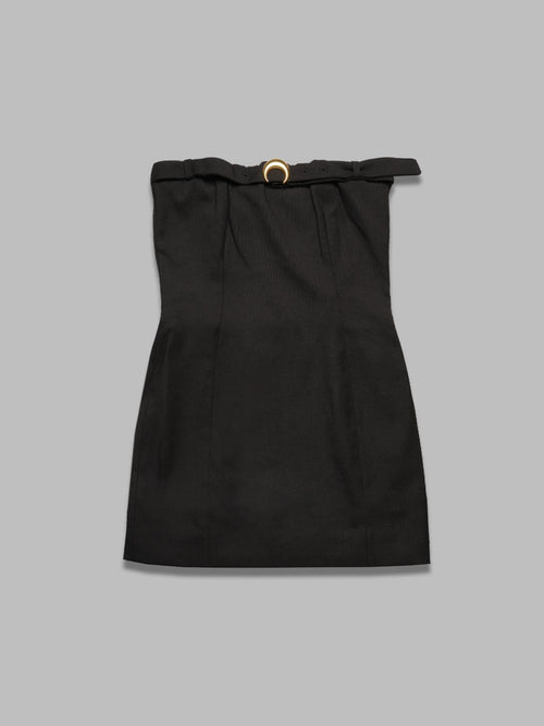 MARINE SERRE virgin wool twill mini dress da donna
