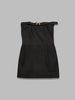 MARINE SERRE virgin wool twill mini dress da donna