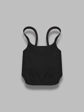 MISBHV pinstripe corset top da donna