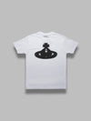 Vivienne Westwood halftone orb classic t-shirt - white da donna