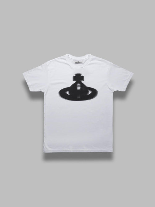 Vivienne Westwood halftone orb classic t-shirt - white da donna
