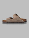 BIRKENSTOCK arizona sfb taupe, suede leather - calz. s da uomo