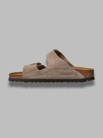 BIRKENSTOCK arizona sfb taupe, suede leather - calz. s da uomo
