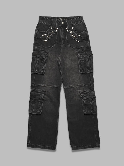 MISBHV harness cargo trousers da donna