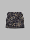 GESTUZ gz leane mw skirt - leopard print leather da donna