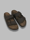 BIRKENSTOCK arizona mocca, birkibuc - calz. s da uomo