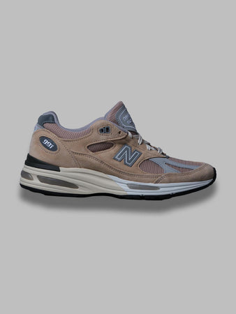 NEW BALANCE 991v2 beige - scarpa lifestyle - pigskin/synthetic/mesh da uomo