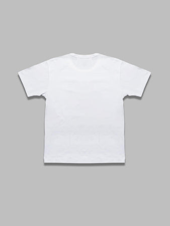 COMME DES GARCONS PLAY t-shirt red, black, green emblem knit da uomo