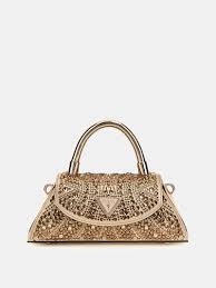 GUESS borsa a mano mini con cristalli Beauvoir art. HWXG9528780