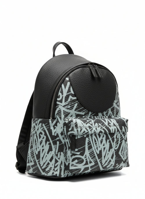 SPRAYGROUND Zaino Donna art. Midnight Raceway graffiti Sling synthetic black