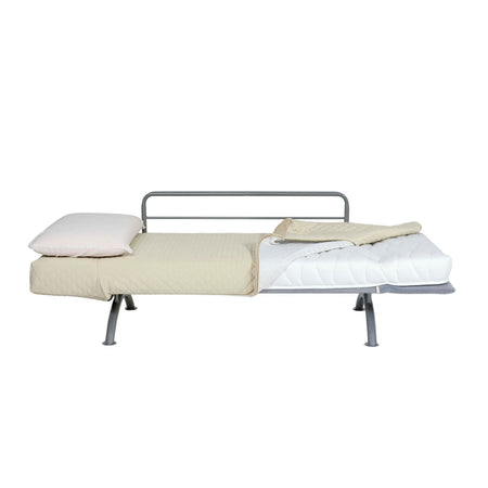 Divano letto trasformabile 2 Posti "Plutone" a cricchetto con materasso "Made in Italy"