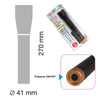 Torcia in metallo a batteria da campeggio e nautica 20 Watt distanza 600 mt