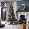 Albero di natale Innevato Slim Folgarida in PE Effetto Real Touch + PVC di Altissima qualità