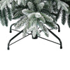 Albero di natale Innevato Slim Folgarida in PE Effetto Real Touch + PVC di Altissima qualità