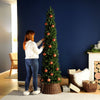 Albero di Natale Slim La Magdaleine in PP Effetto aghi di Pino e PVC