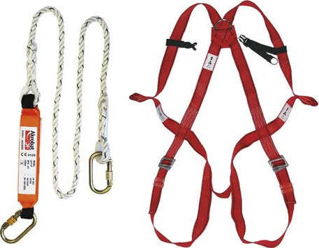 Imbracatura-anticaduta-Issaline-Kit-dispositivo-Rosso