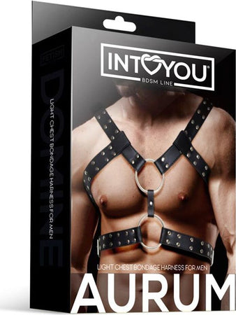 Imbracatura Toracica Maschile Bondage Pelle Vegan Intoyou Bdsm Line Aurum Salute e cura della persona/Erotismo e contraccezione/Bondage/Cinghie Kondorama - Martinsicuro, Commerciovirtuoso.it