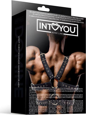 Imbracatura Toracica Maschile Bondage Pelle Vegan Intoyou Bdsm Line Aurum Salute e cura della persona/Erotismo e contraccezione/Bondage/Cinghie Kondorama - Martinsicuro, Commerciovirtuoso.it