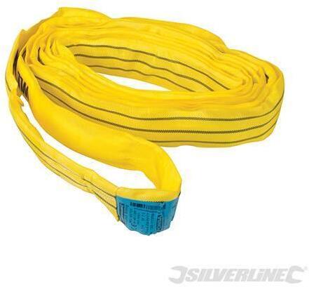 Imbragatura 1000 kg trasporto circolare senza cuciture Silverline 3 m