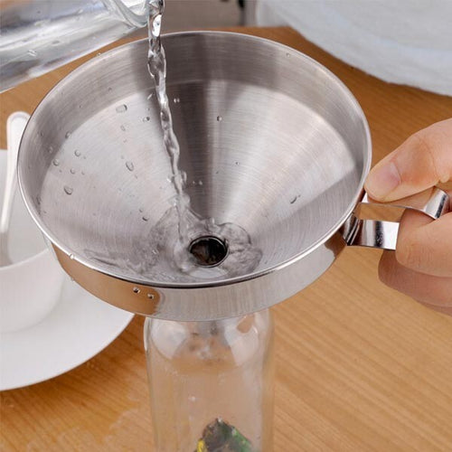 IMBUTO ACCIAIO INOX 12 CM SENZA FILTRO PER LIQUIDI ANTIRUGGINE SILVER  Trade Shop italia - Napoli, Commerciovirtuoso.it