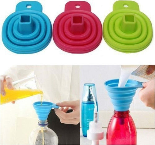 IMBUTO PIEGHEVOLE SALVASPAZIO IN SILICONE FLESSIBILE DA TRAVASO CUCINA COLORATO  Trade Shop italia - Napoli, Commerciovirtuoso.it