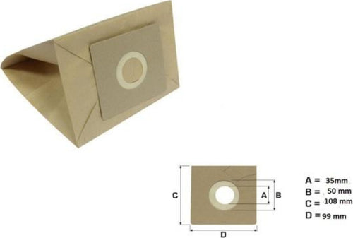 IMETEC - 5 SACCHETTI ASPIRAPOLVERE ECO ALLERGY 8283 TYPE C7503 - NS 410 Casa e cucina/Aspirapolvere e pulizia di pavimenti e finestre/Accessori per aspirapolvere/Sacchetti per aspirapolvere/Sacchetti per aspirapolvere verticale Rossi Ricambi - Venetico Marina, Commerciovirtuoso.it