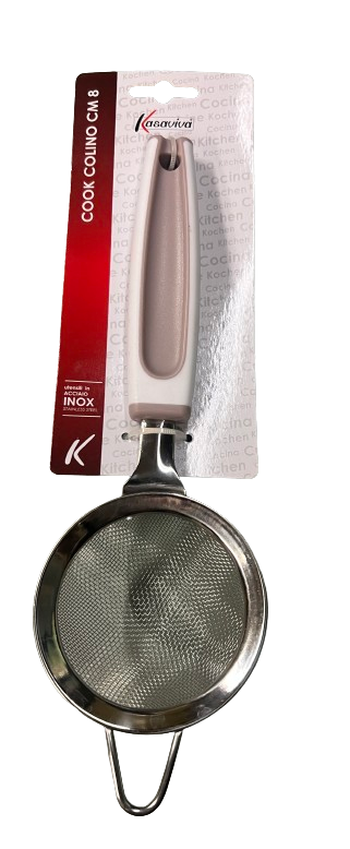 KASAVIVA COOK - COLINO INOX CM 8 IN ACCIAIO INOX